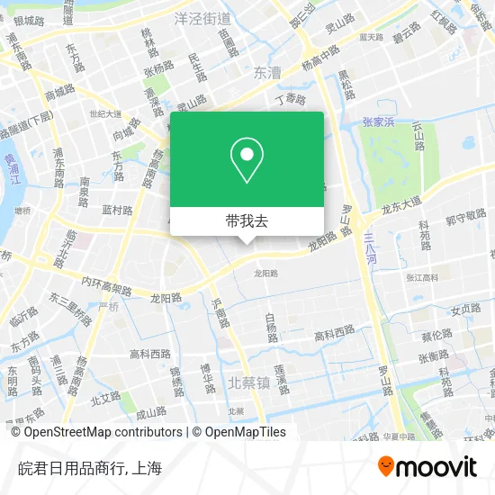 皖君日用品商行地图