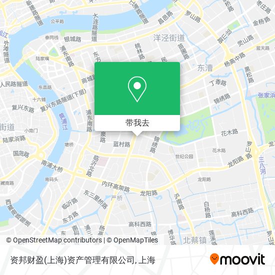 资邦财盈(上海)资产管理有限公司地图