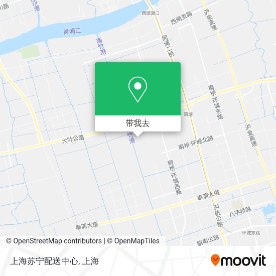 上海苏宁配送中心地图