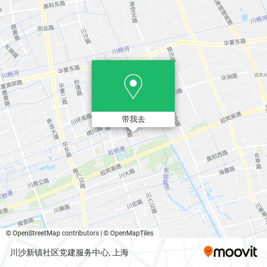 川沙新镇社区党建服务中心地图