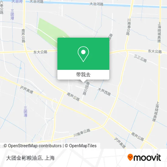 大团金彬粮油店地图