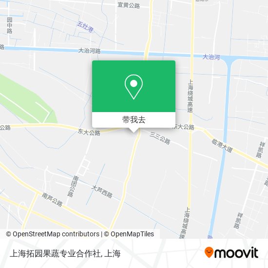 上海拓园果蔬专业合作社地图