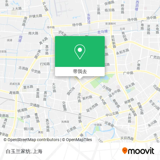 白玉兰家纺地图