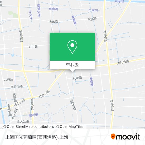 上海国光葡萄园(西新港路)地图