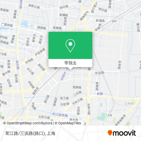茸江路/三浜路(路口)地图