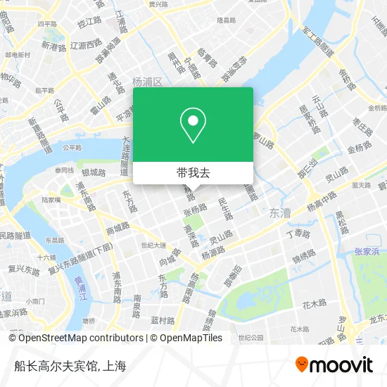 船长高尔夫宾馆地图