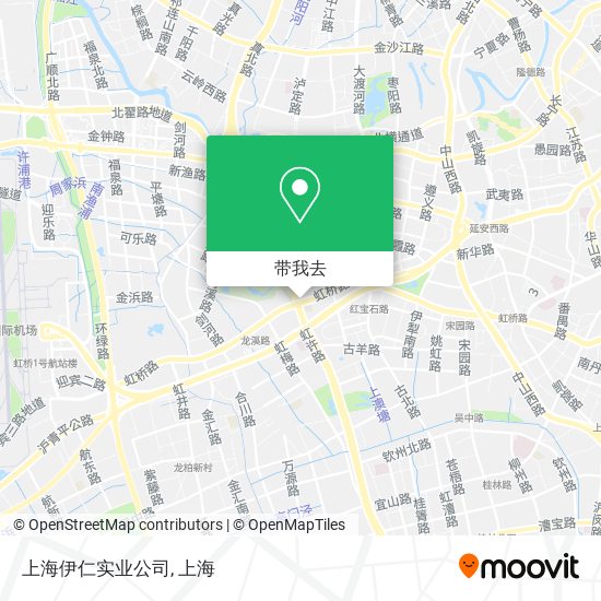 上海伊仁实业公司地图