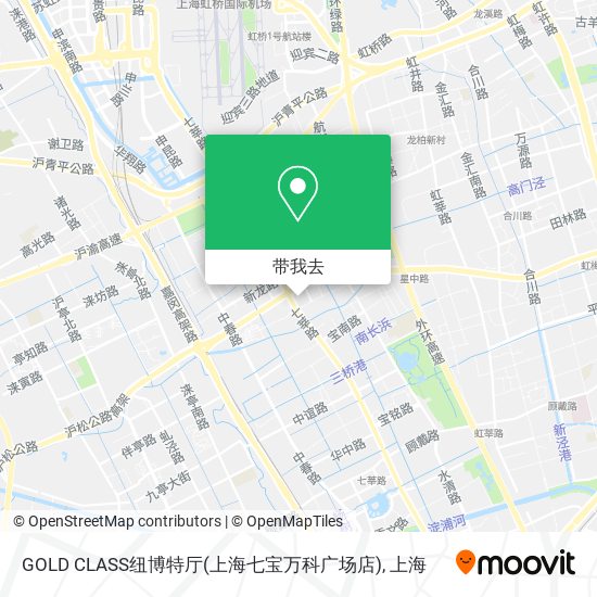 GOLD CLASS纽博特厅(上海七宝万科广场店)地图