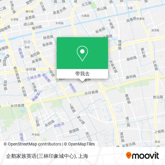 企鹅家族英语(三林印象城中心)地图