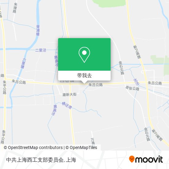 中共上海西工支部委员会地图