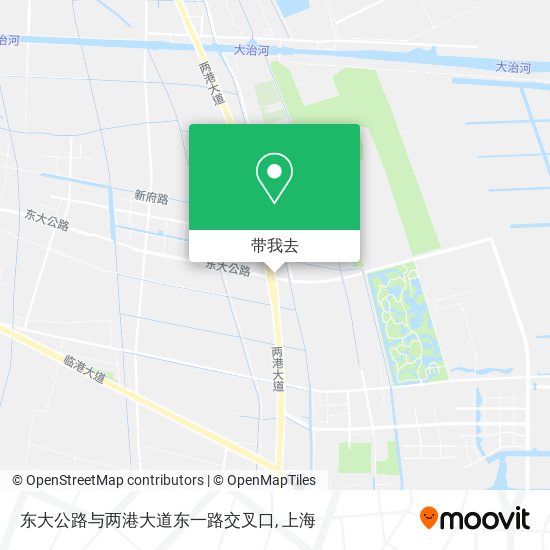 东大公路与两港大道东一路交叉口地图