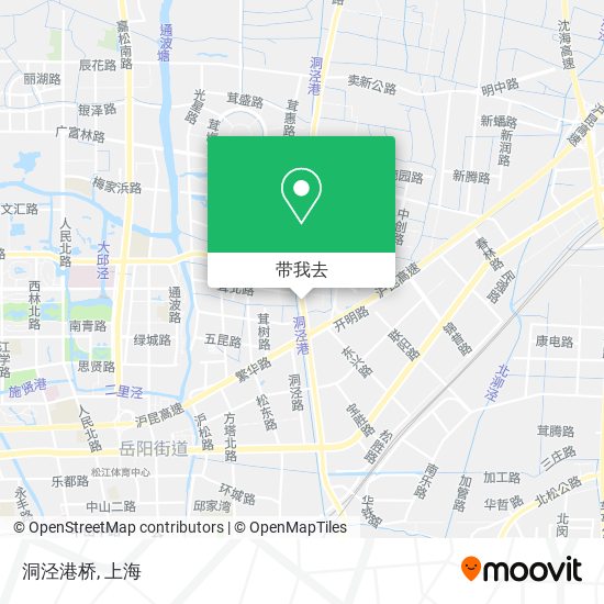 洞泾港桥地图