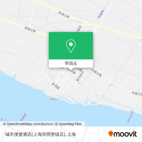 城市便捷酒店(上海崇明堡镇店)地图
