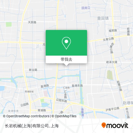 长岩机械(上海)有限公司地图