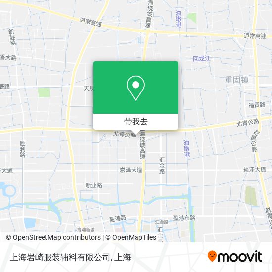 上海岩崎服装辅料有限公司地图