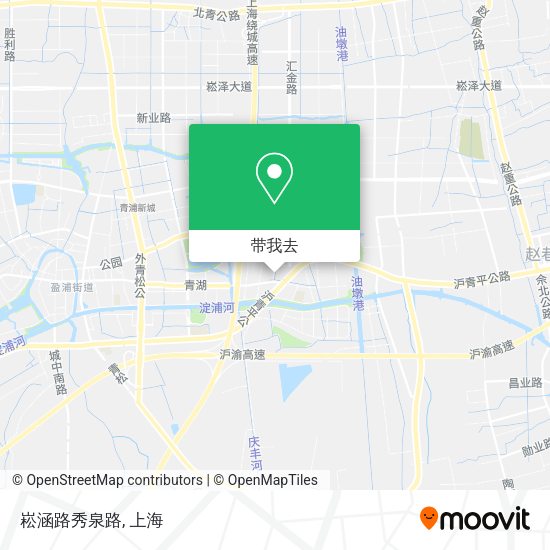 崧涵路秀泉路地图