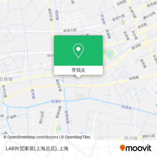 LAB外贸家居(上海总店)地图