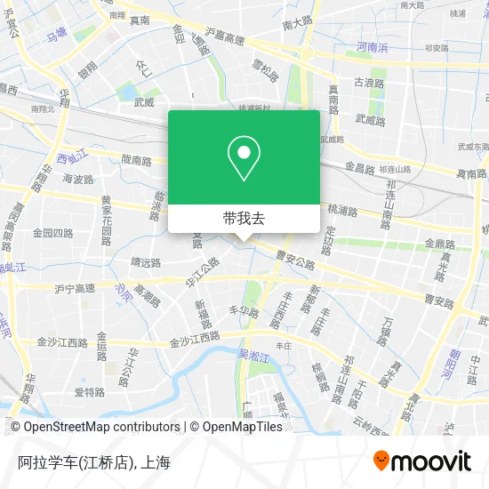 阿拉学车(江桥店)地图