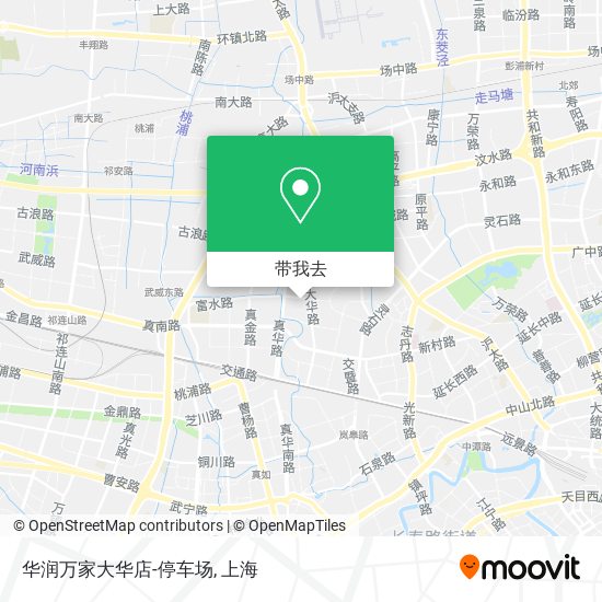 华润万家大华店-停车场地图