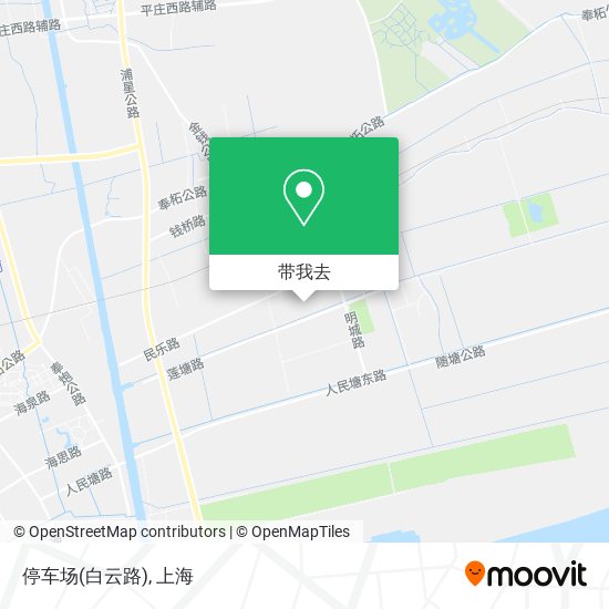 停车场(白云路)地图