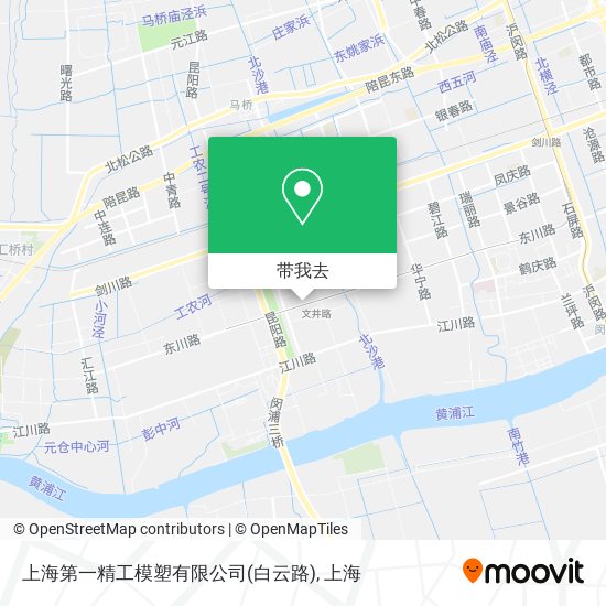 上海第一精工模塑有限公司(白云路)地图