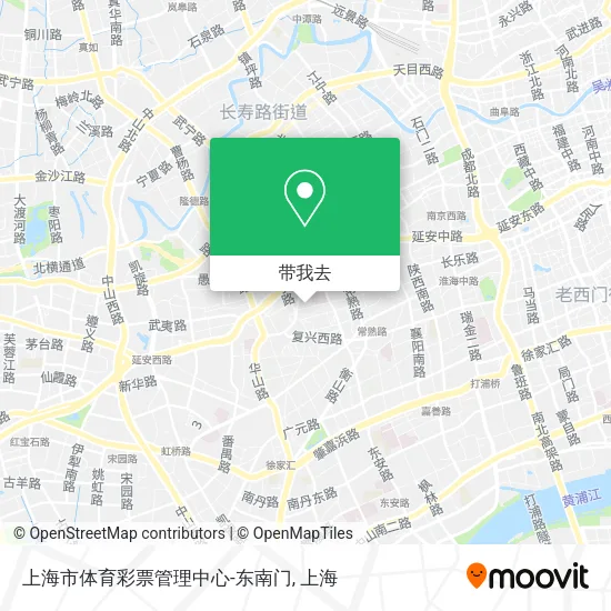 上海市体育彩票管理中心-东南门地图