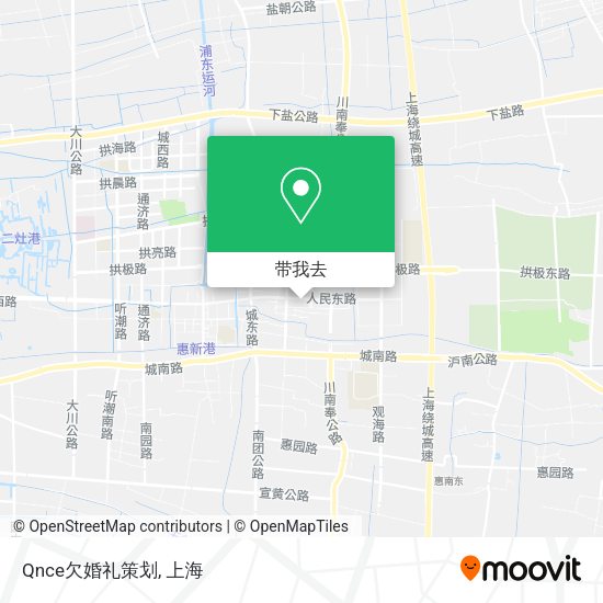 Qnce欠婚礼策划地图