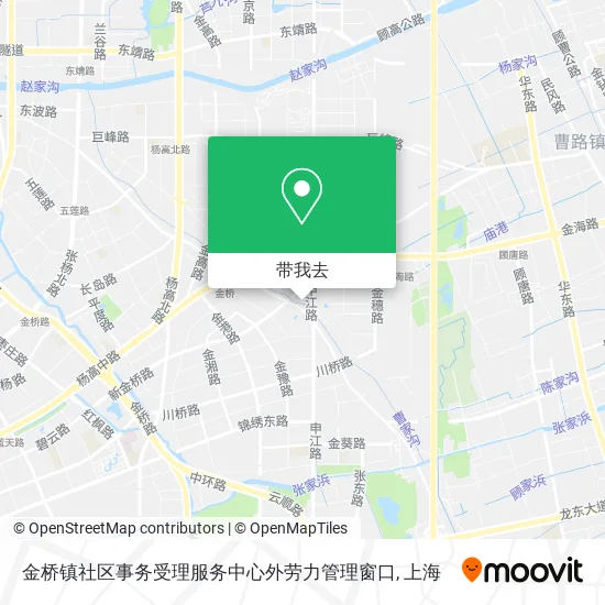 金桥镇社区事务受理服务中心外劳力管理窗口地图