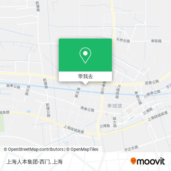 上海人本集团-西门地图
