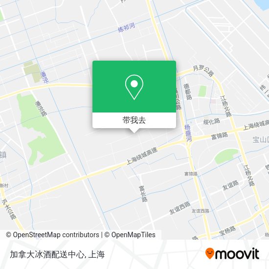 加拿大冰酒配送中心地图