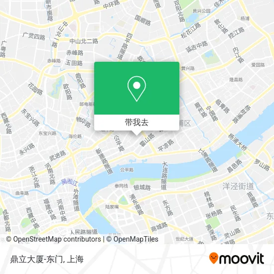 鼎立大厦-东门地图