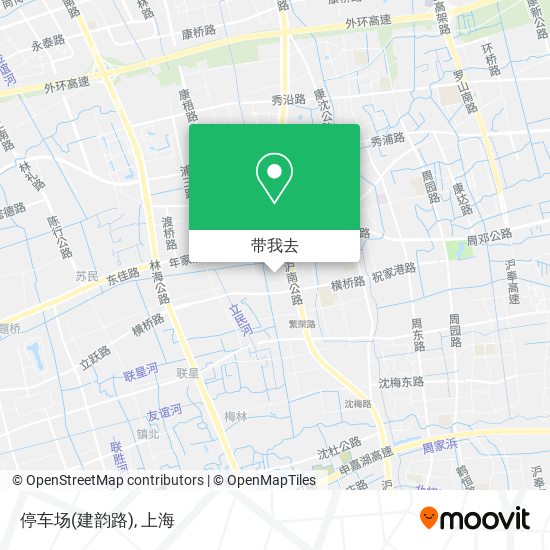 停车场(建韵路)地图