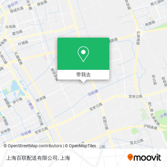 上海百联配送有限公司地图