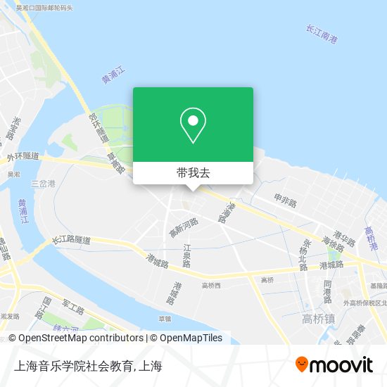 上海音乐学院社会教育地图