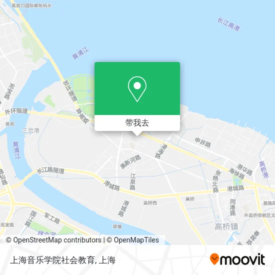 上海音乐学院社会教育地图
