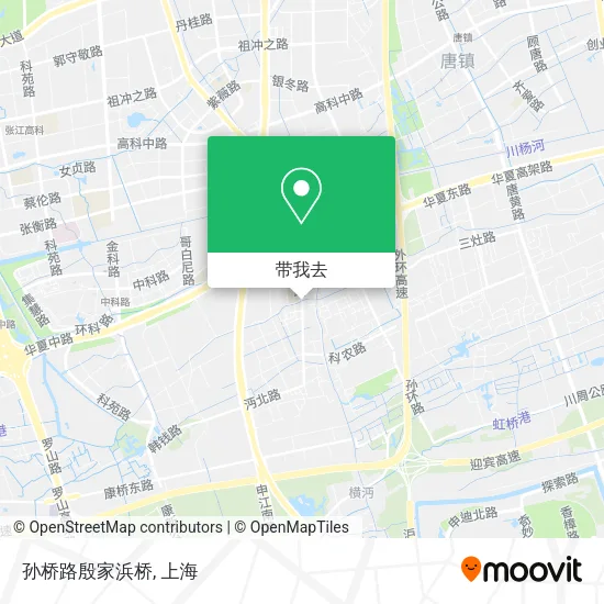 孙桥路殷家浜桥地图