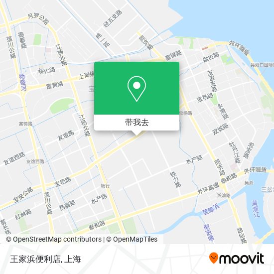 王家浜便利店地图