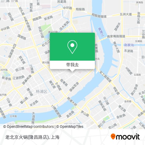 老北京火锅(隆昌路店)地图