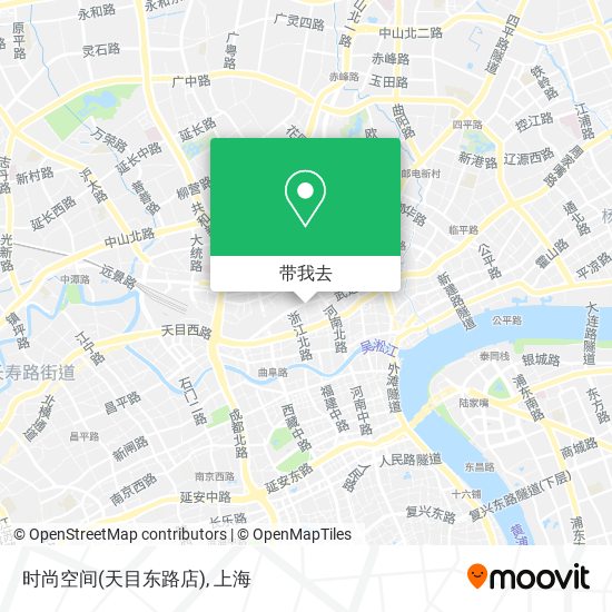 时尚空间(天目东路店)地图