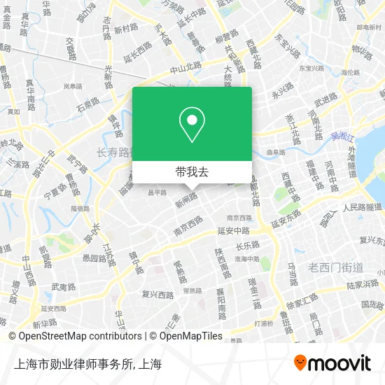 上海市勋业律师事务所地图