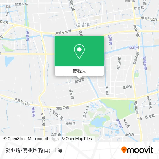 勋业路/明业路(路口)地图