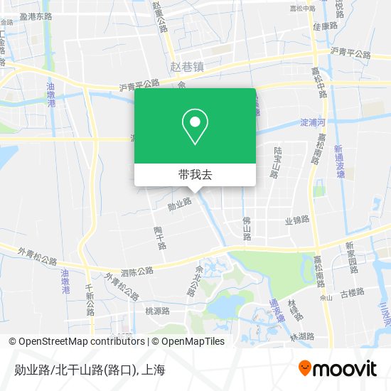 勋业路/北干山路(路口)地图
