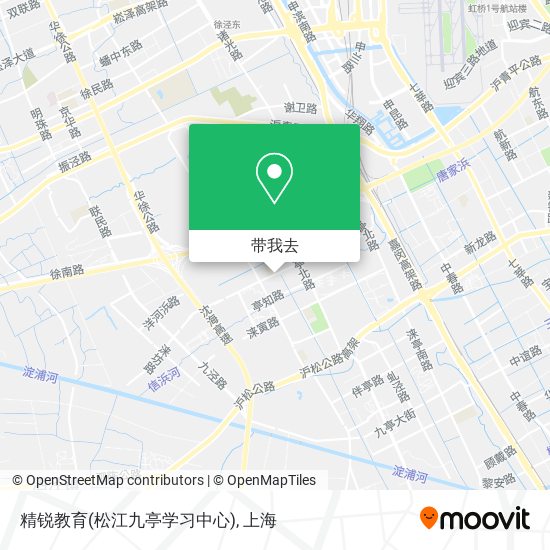 精锐教育(松江九亭学习中心)地图