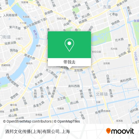 酒邦文化传播(上海)有限公司地图