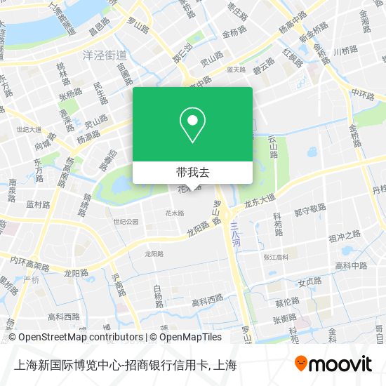 上海新国际博览中心-招商银行信用卡地图