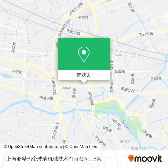 上海亚精玛帝玻璃机械技术有限公司地图