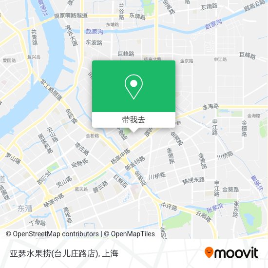 亚瑟水果捞(台儿庄路店)地图