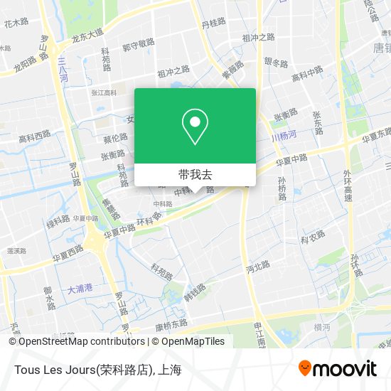 Tous Les Jours(荣科路店)地图
