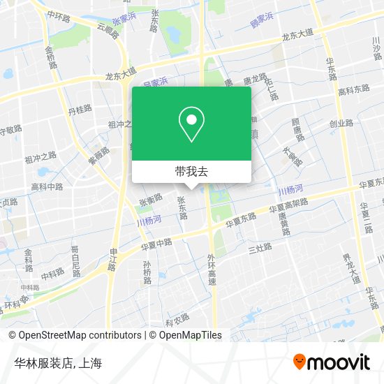 华林服装店地图
