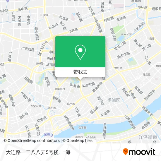 大连路一二八八弄5号楼地图